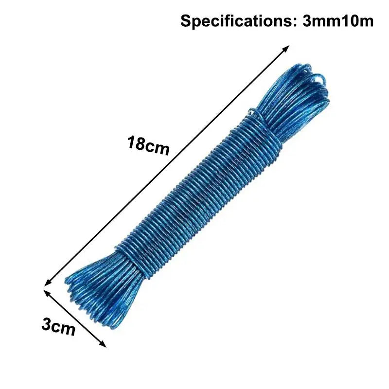 Portable Clothesline 10 20 30 50M Garden Camping Travel Clothes Qme E3