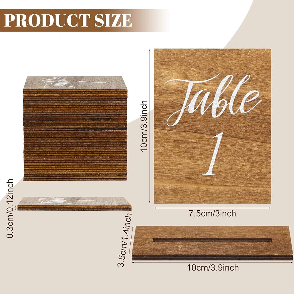 Wedding Table Numbers 1-20 Wedding Centerpieces Bridal Banquet Table Decoration for Banquet Restaurant Party Decor Qme