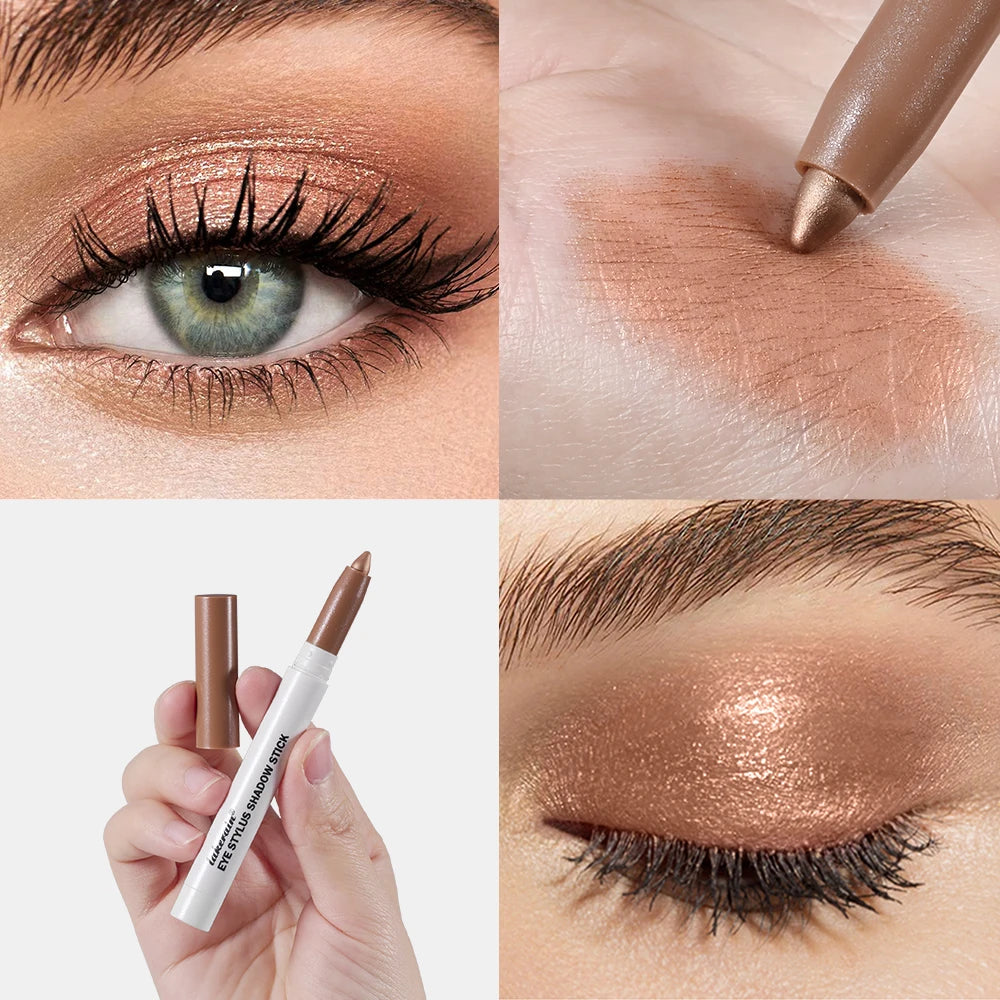 Eyeshadow Pencil Smooth Waterproof Sweat-proof Does Not Smudge Stick Qme