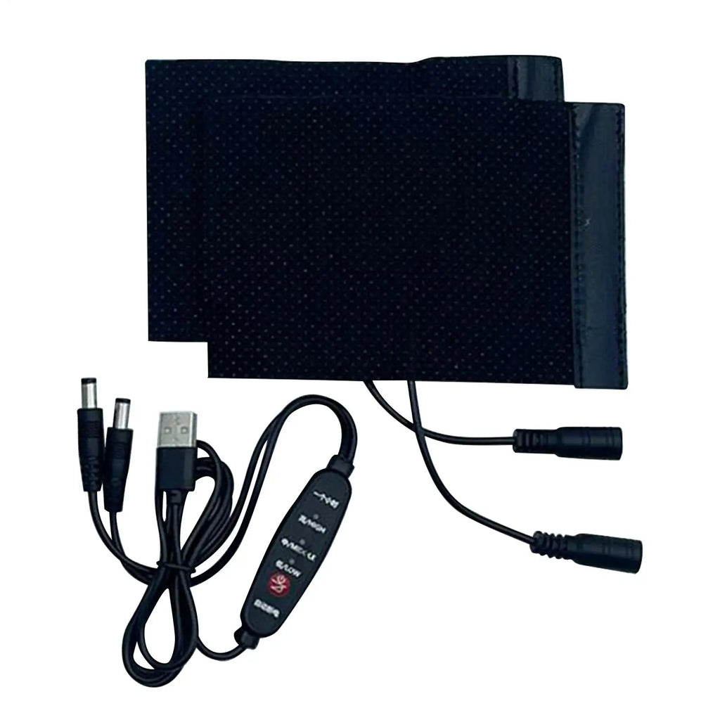 Heated Handlebar Grip 5V Handlebar Cover Heated Grips 3 Heating Levels Warm Hand Protection Winter Riding Gear for ATVs Electric Qme