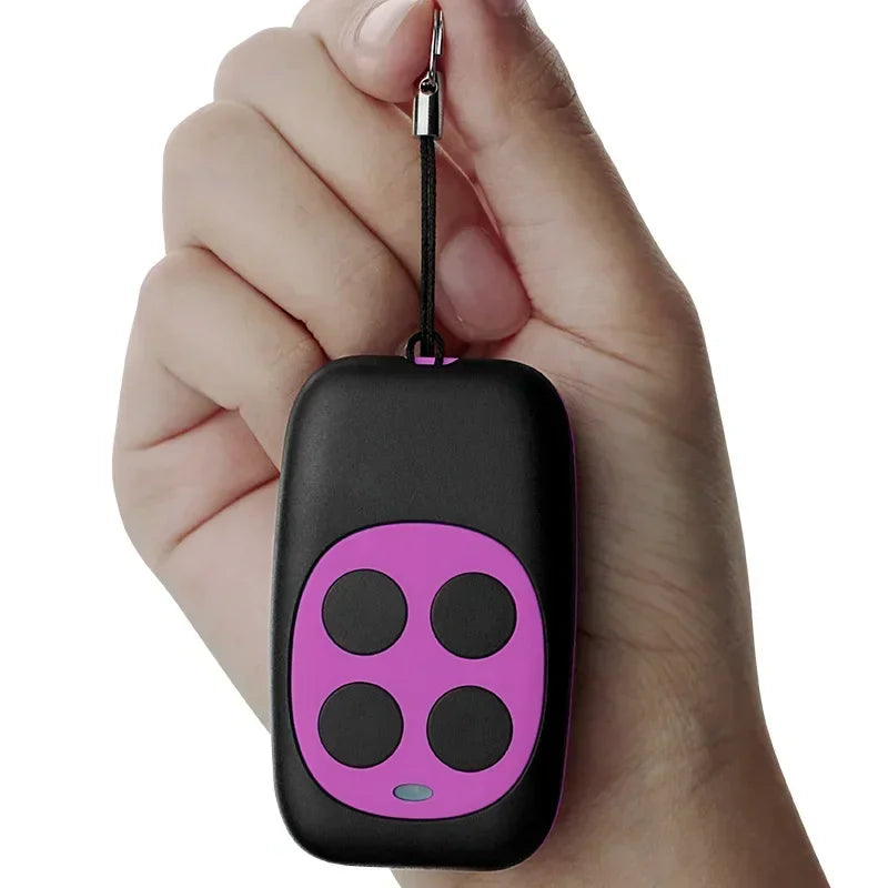 433 MHz RF Remote Control Copy 4 Channel Cloning Duplicator Key Fob A Distance Learning Electric Garage Door Controller Qme