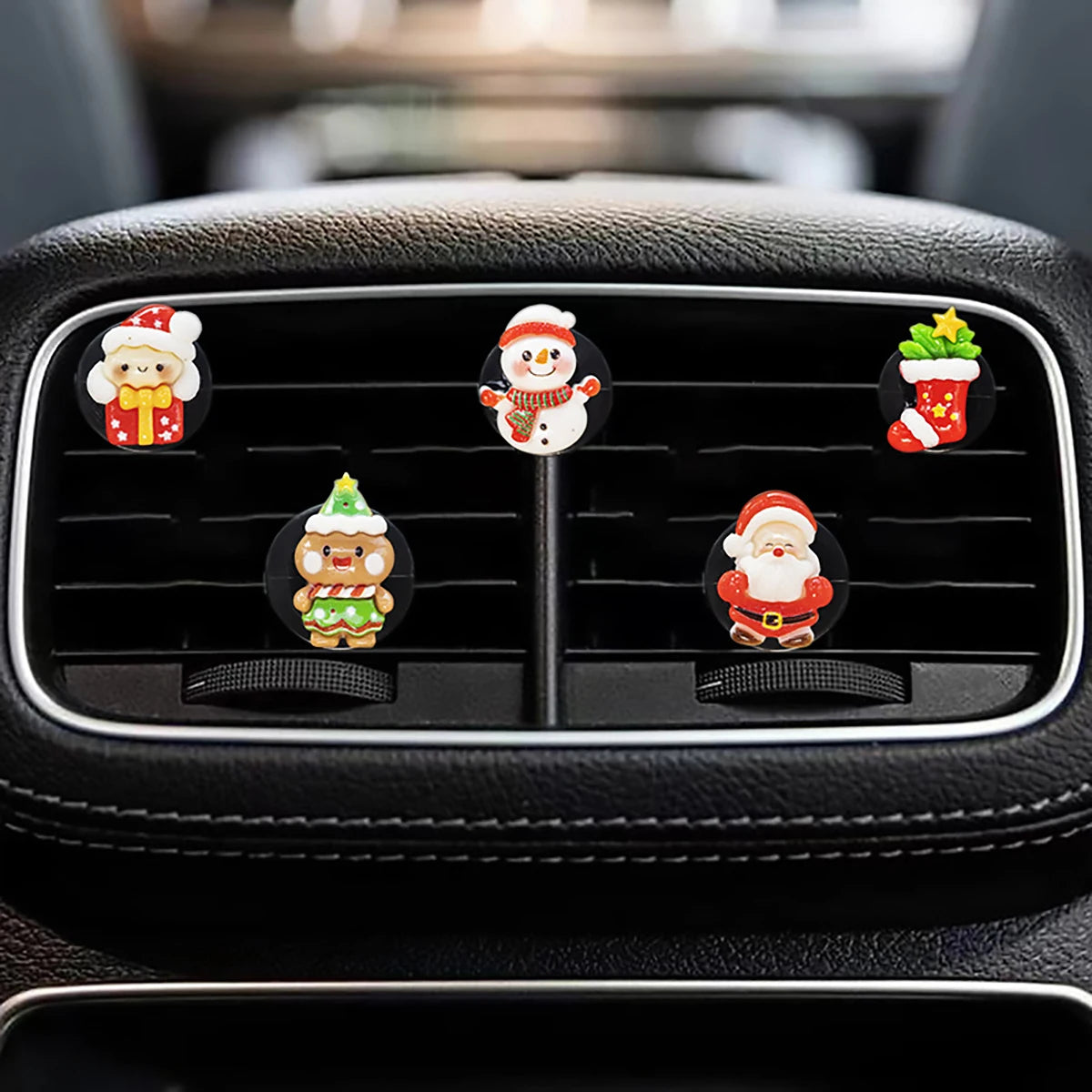 6-piece Christmas Car Perfume Clip Fragrance Decoration Holiday Qme