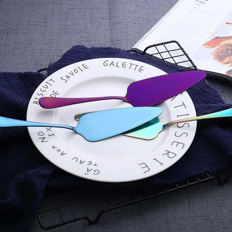 Kitchen Tools Stainless Steel Cake Shovel Knife Pie Pizza Cheese Qme
