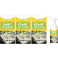 Oxalic Acid Cleaner Remove Urine Stains & Yellowing Eliminate Odors Eco-Friendly Multi-purpose Cleaning Spray Rust Stain Remover Qme 3 x 120ml Boxed