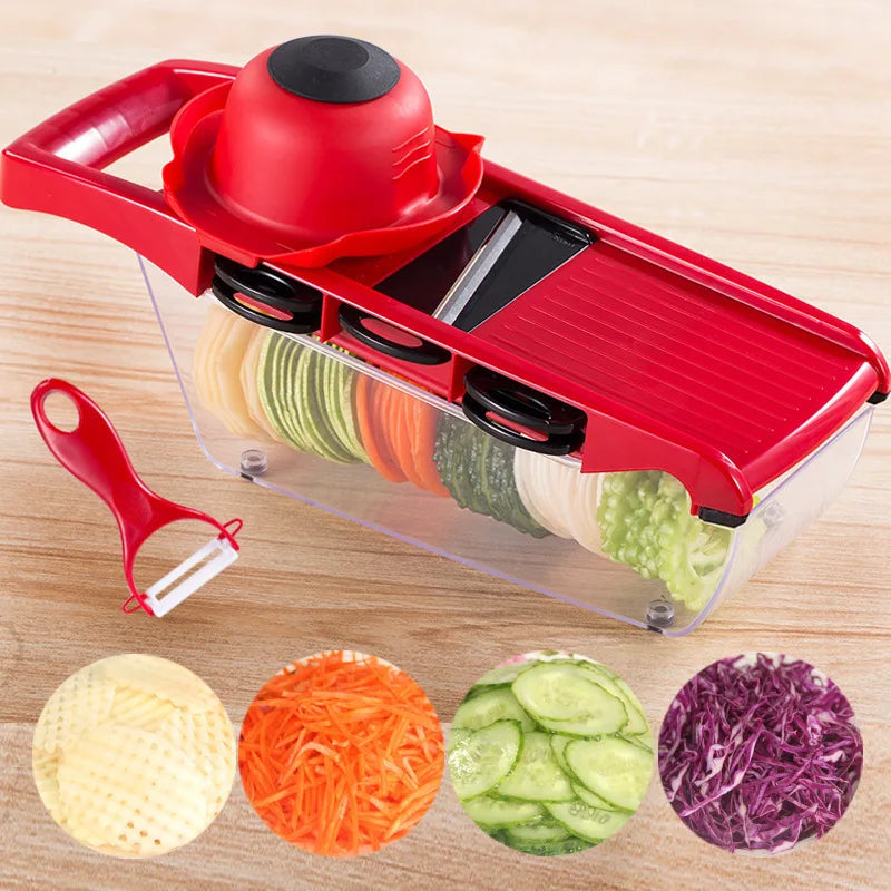 Multifu Vegetable Slicer Portable Fruit Slicing Shredding Machine Qme