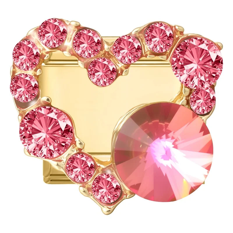 2026 Colorful Garland Flower Bird Luxury Pearl Zircon Gold Italian