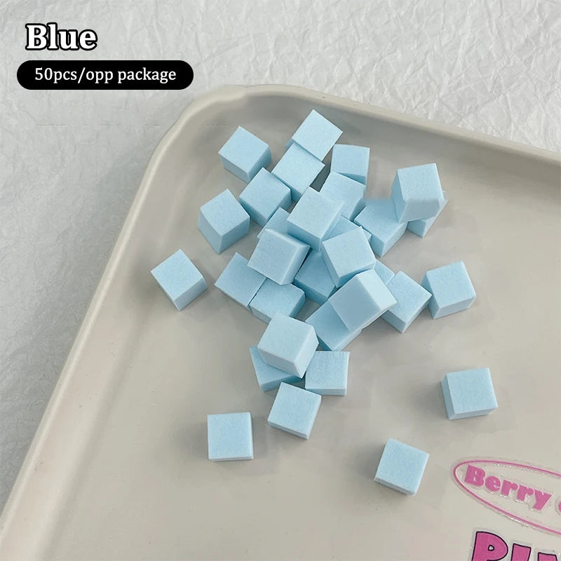 50 Square Nail Art Sponge Gradient Brushes Gel Polish Design Manicure Qme A4