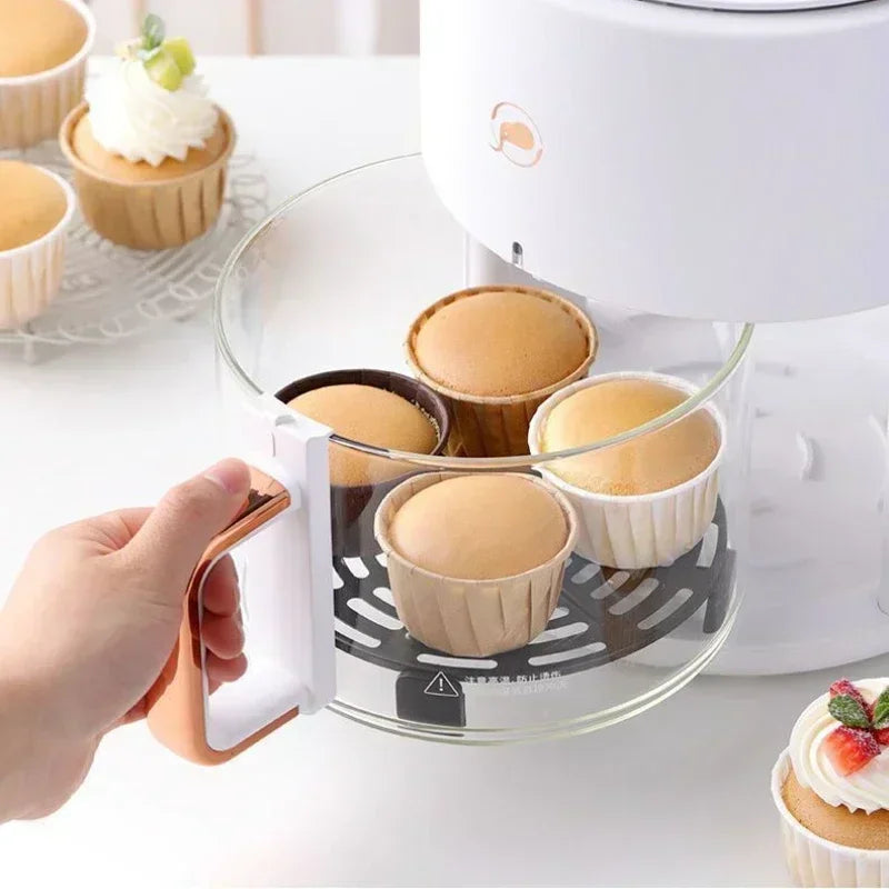 50pcs Cake Baked Crimped Muffin Cup Heat-resistant and Oil-proof Paper , Suitable for Cupcakes Wrapping Paper Wedding Party Qme