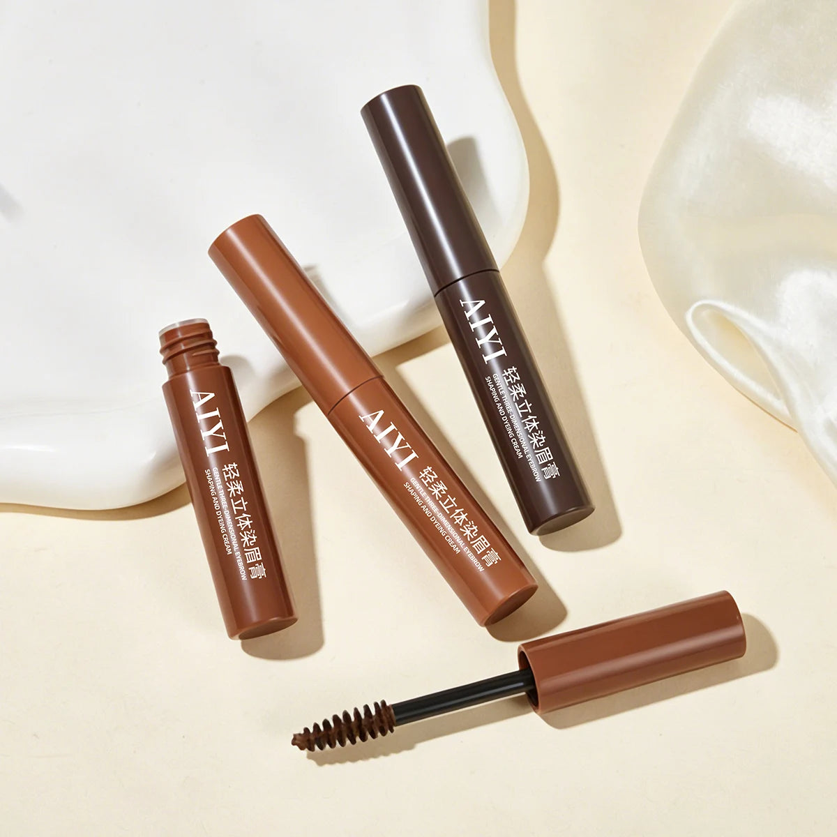 Waterproof Brow Mascara AIYI 3D Volumizing Long Lasting Natural Qme