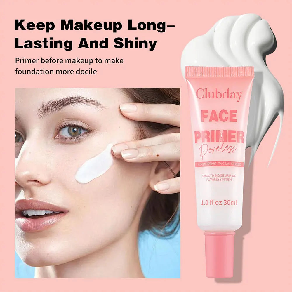 Makeup Primer Moisturizing Nourishing Face Invisible Pores Soft Tube Qme