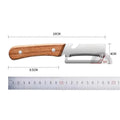 Durable Smooth Multi Functional Vegetable Peeler Ergonomic Wooden PP Qme A3