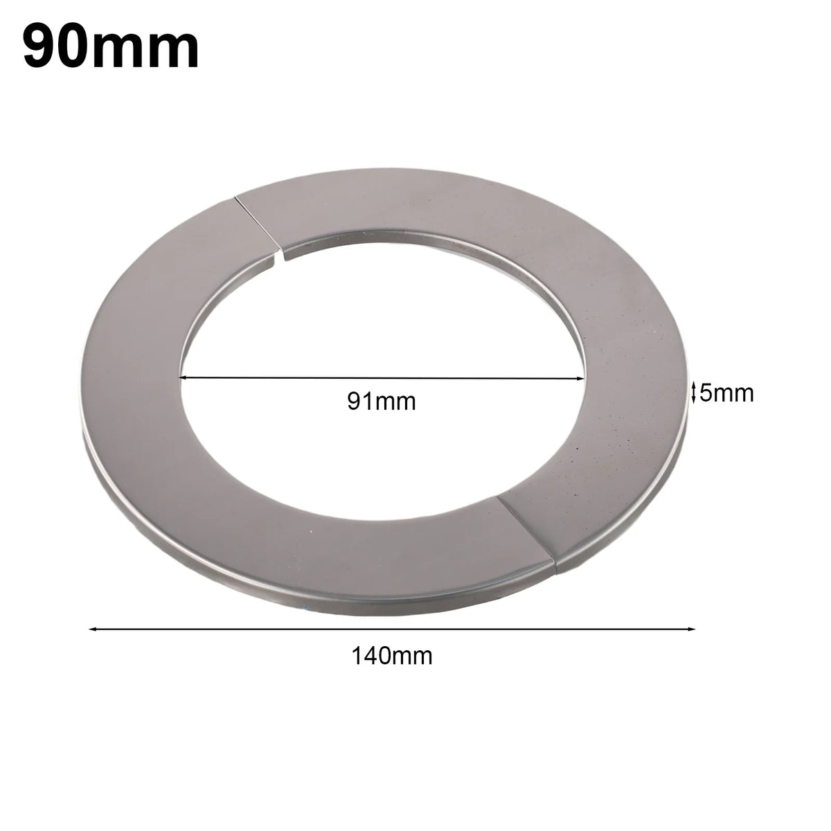 Faucet Decorative Cover Stainless Steel Cover Pipe Gas Water Heater Cover Wall Hole Cover Bath Accessories Qme 90mm
