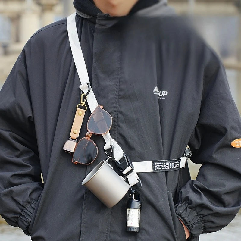Multi-function Outdoor Crossbody Strap Adjustable Expandable Shoulder Qme