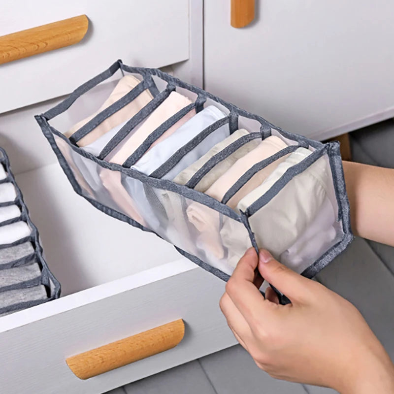 Wardrobe Clothes Organizer Drawers Separator Boxes Underwear Bra Qme