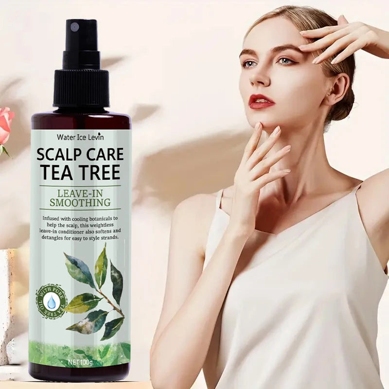 Tea Tree Essential Oil, Deeply Moisturizes Dry and Frizzy Hair, Suitable for Facial, Body, Light Beige Skin Care, and Nails, an Ideal Choice for All Seasons Qme