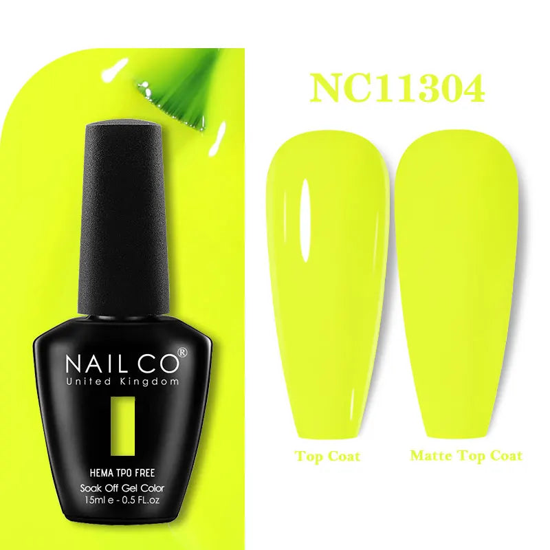 NAILCO Coat Base Gel Nail Polish Nails Art Semi Permanent Lacquer Qme 11304