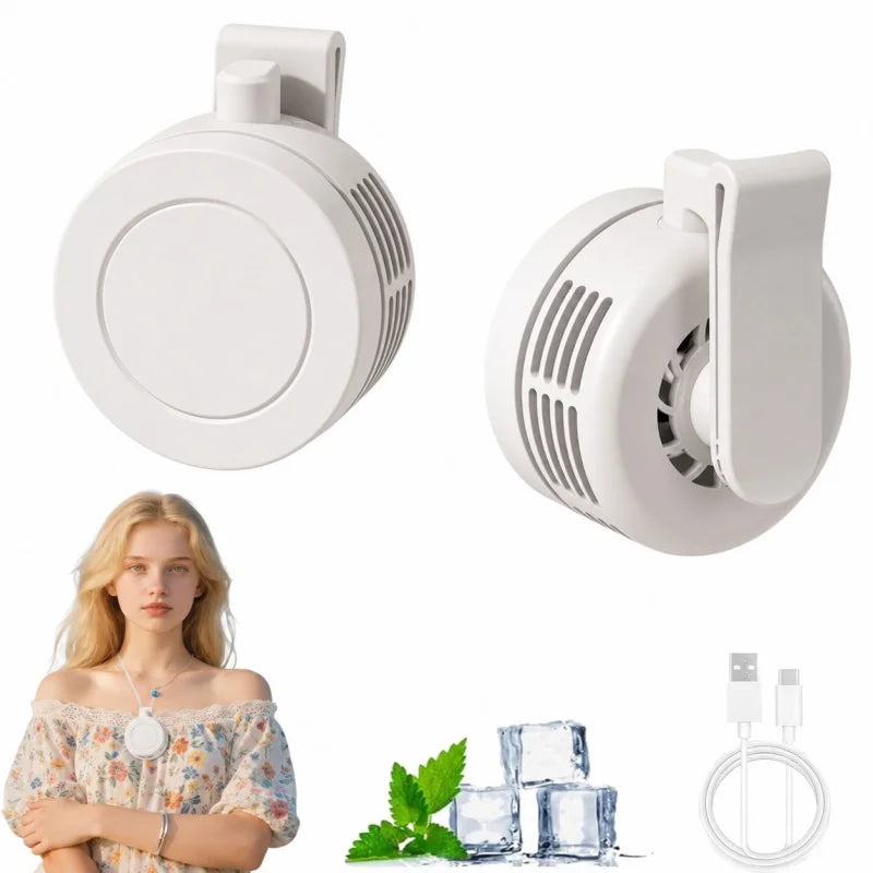 360° Rotatable Clip-on Fan Ultra Quiet USB Powered Mini Portable Fan for Home Outdoor Camping Office Dorm Qme