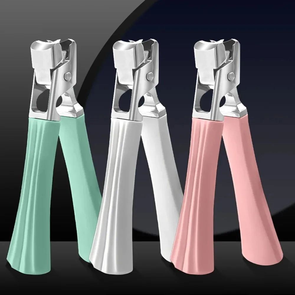Professional Stainless Steel Nail Clippers Thick Hard Toenails Wide Qme