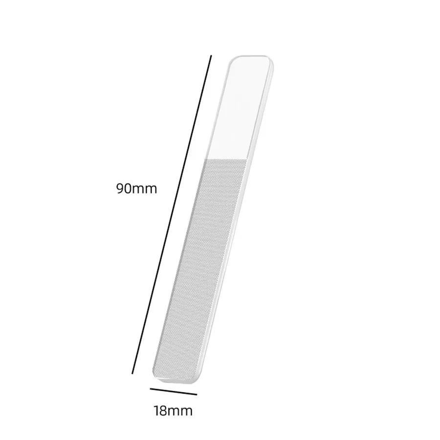 Portable Nano Glass Nail File Crystal Polish Care Tool Qme