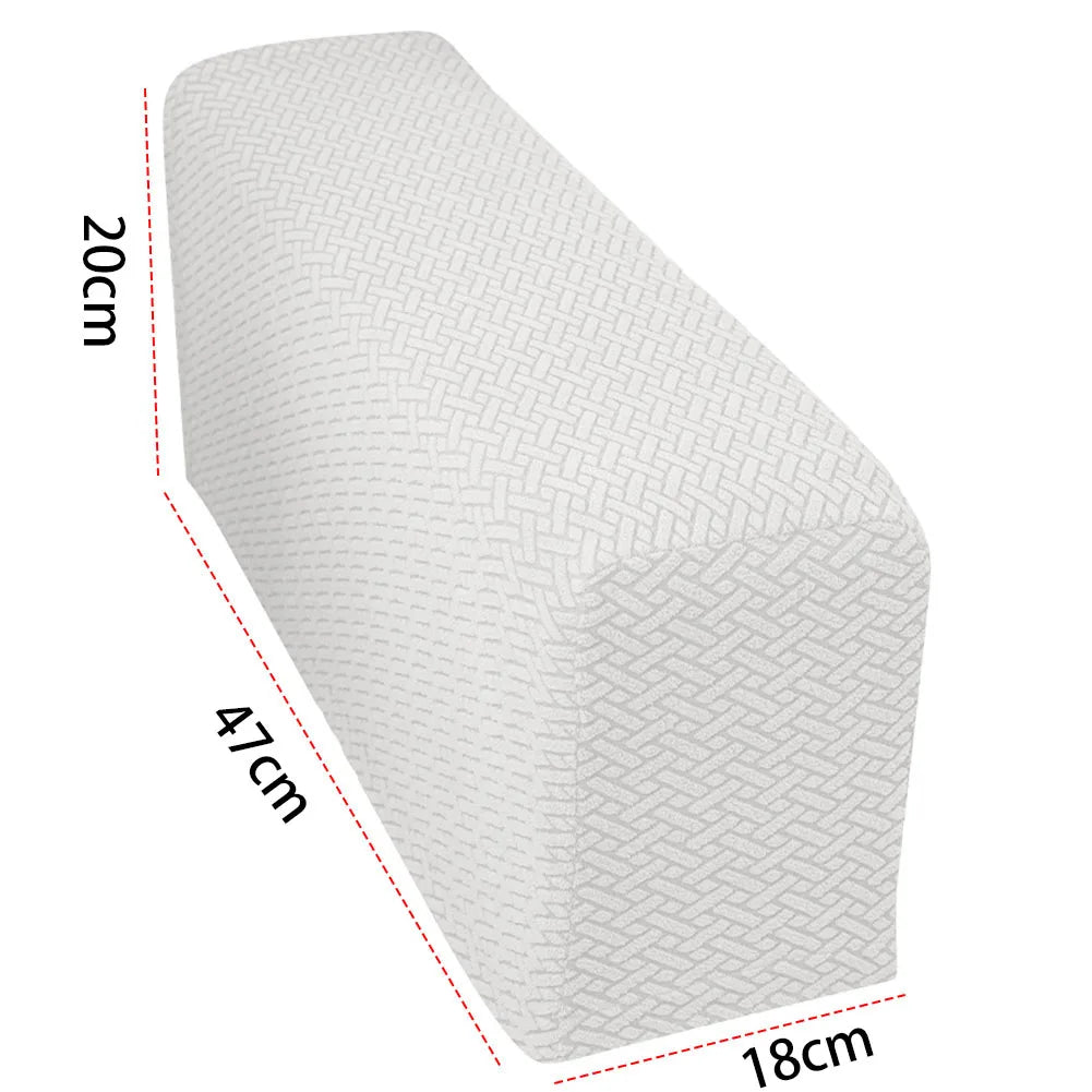 Couch Arm Covers Washable Armchair Slipcovers Checkered Pattern Armrests Chair Covers Suitable for Chairs and Sofas Qme