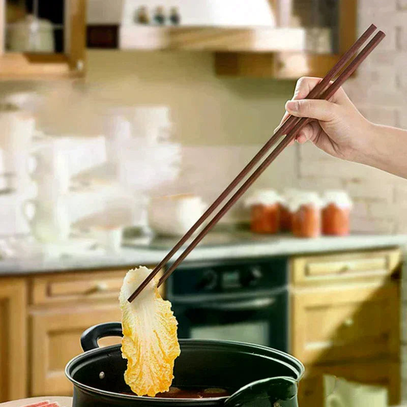 32/42cm Extended Wooden Chopsticks, Noodle Chopsticks, Rice Noodle Hot Pot Long Chopsticks Long, Wooden Chopsticks Qme