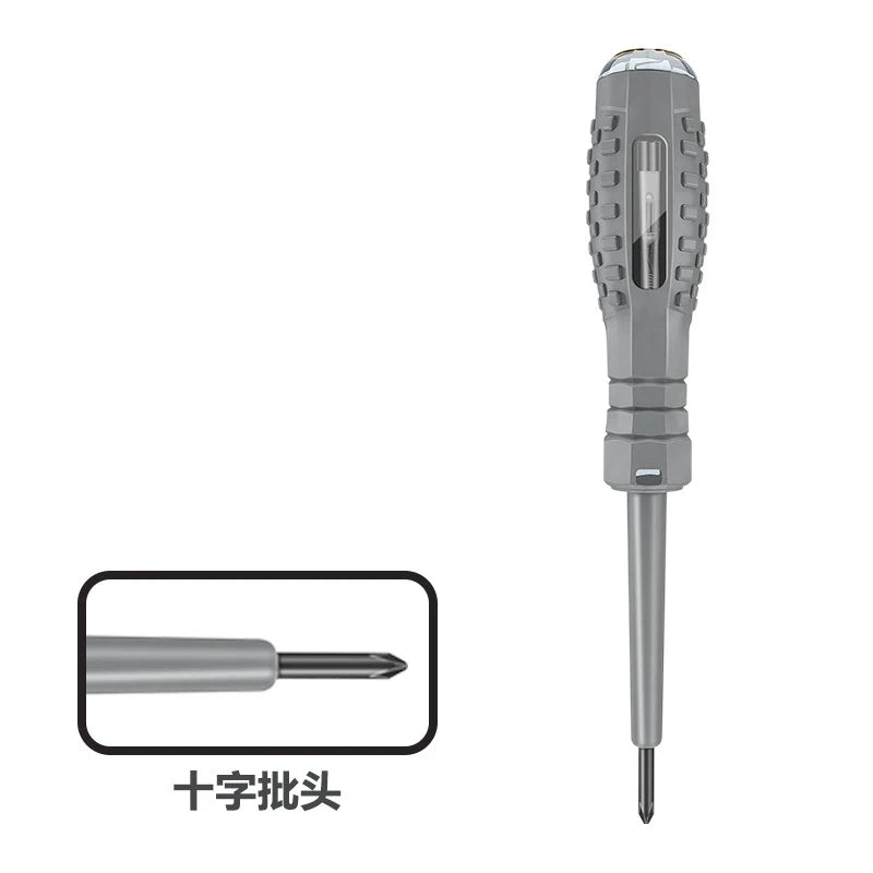 Digital Voltage Tester Pen AC Non-contact Induction Test Pencil Qme Gray1