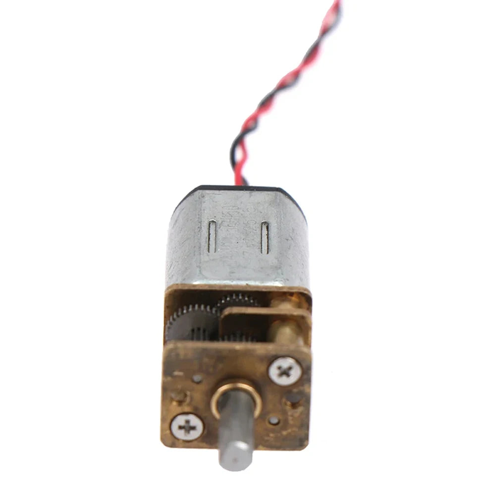For DIY Projects DC 5V Gear Motor DC 5V Full Metal Gearbox No-load Current 25mA No-load Speed 47 Rpm For Chainsaw Adapter Qme