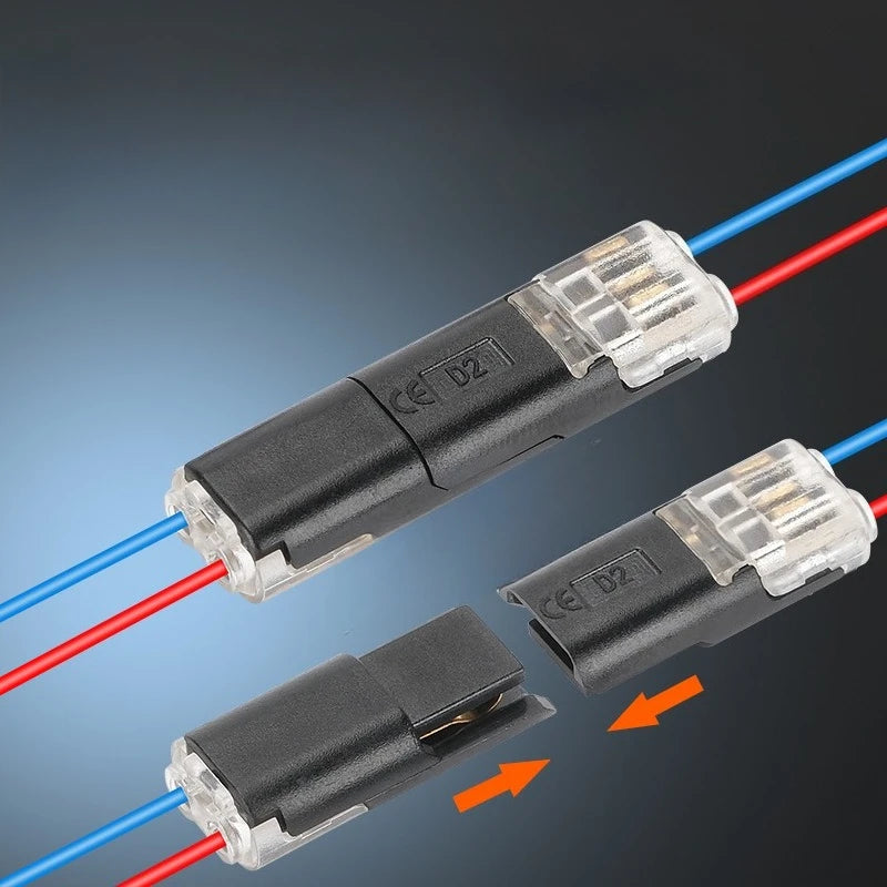 100pcs 2Pin Way Plug Car Wire Connector Electrical Connector Wire Cable Automotive Waterproof Cable Connector Qme 100pcs