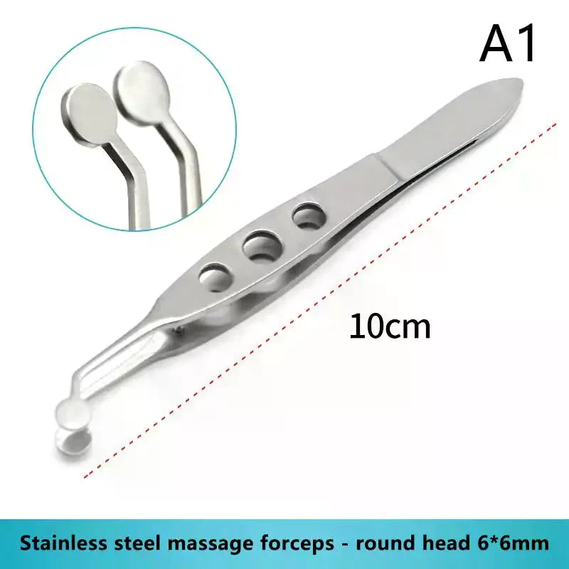 Stainless Steel Meibomian Gland Forceps Sharp Precision Eyelid Qme