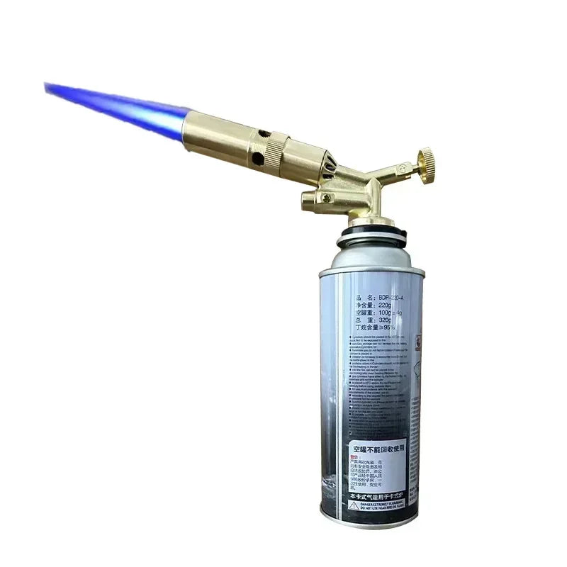 Flame Gun Welding Torch Gas Burner Blower Pure Copper Gas Torch Brazing Cooking Barbecue Auto Ignition Gun Kitchen Baking Tool Qme
