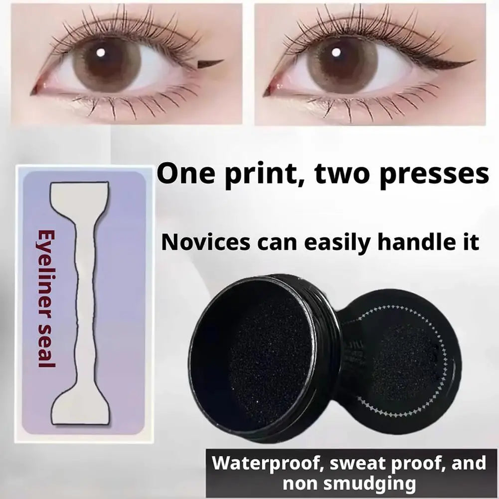 Double Ended Eye Eyeliner Stamps Shadow Cosmetic Easy Liner Stamping Qme