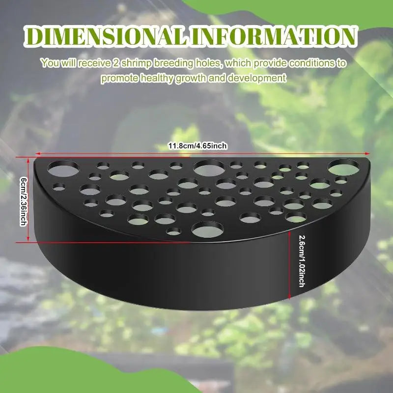 Aquarium Hidden Cave Shelter For Small Fish And Breeding Rest Play Underground Cave Fish Tank Landscape Decoration Qme A5