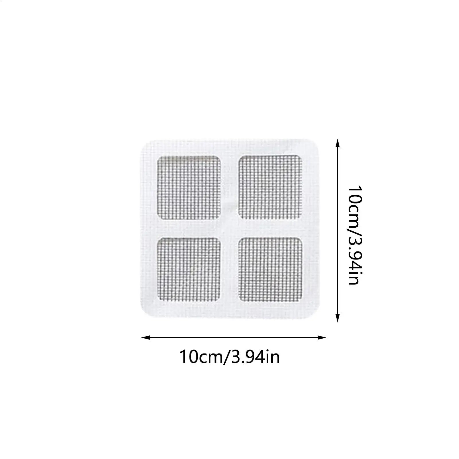 Shower Drain Hair Catcher Stickers 50-Piece Peel Stick Covers Qme