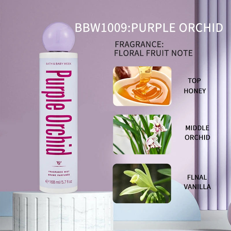 Chocolate Gourmet Perfume Spray Natural Unisex Creamy Cherry Scent Qme Purple Orchid 168ml
