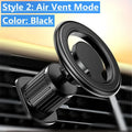 Magnetic Car Phone Holder Stand Magnet Car Mount Support GPS Mobile Bracket in Car For Macsafe iPhone 12 13 14 Samsung Xiaomi Qme Air Vent black