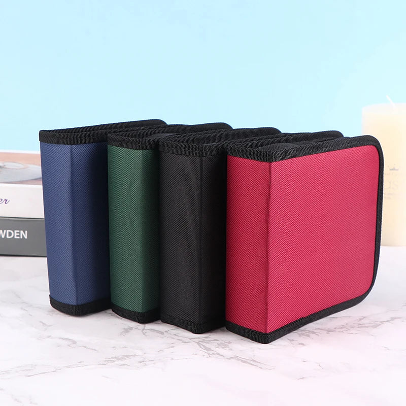 40Tablets CD DVD Discs Oxford Handbags Storage Case Organizer Booklet Qme