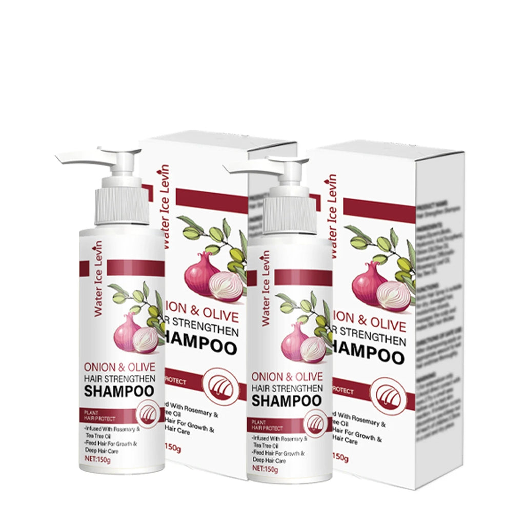 Onion & Olive Hair Strengthen Shampoo with Biotin & Rosemary Oil - Promotes Hair Growth & Deep Moisture for Dry, Damaged Hair Qme Oil-control