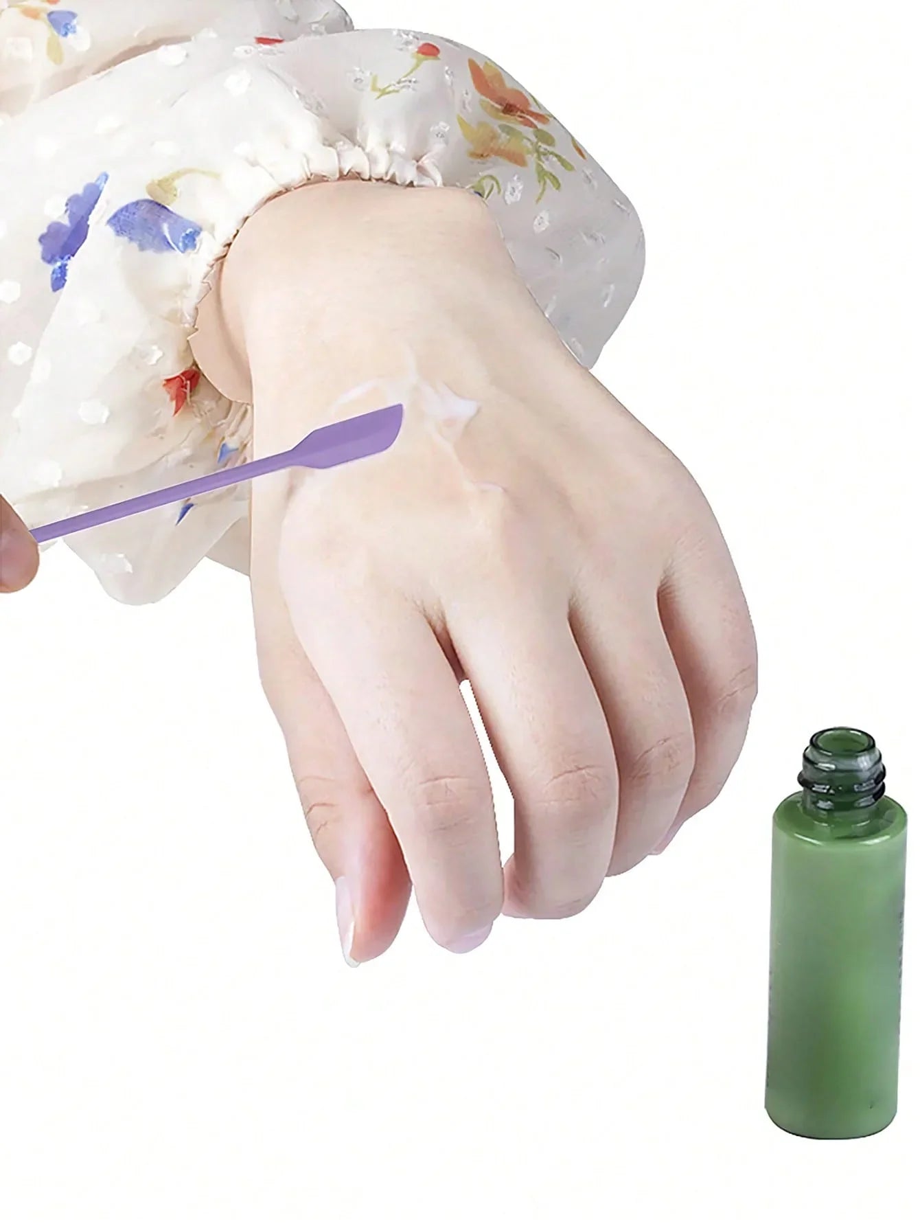 1/3Pcs Silicone Empty Bottle Scraper With Black Scraper, Foundation Scraper, Tiny Lotion Jar Scraper to Get Last of Makup Qme 1PC Purple
