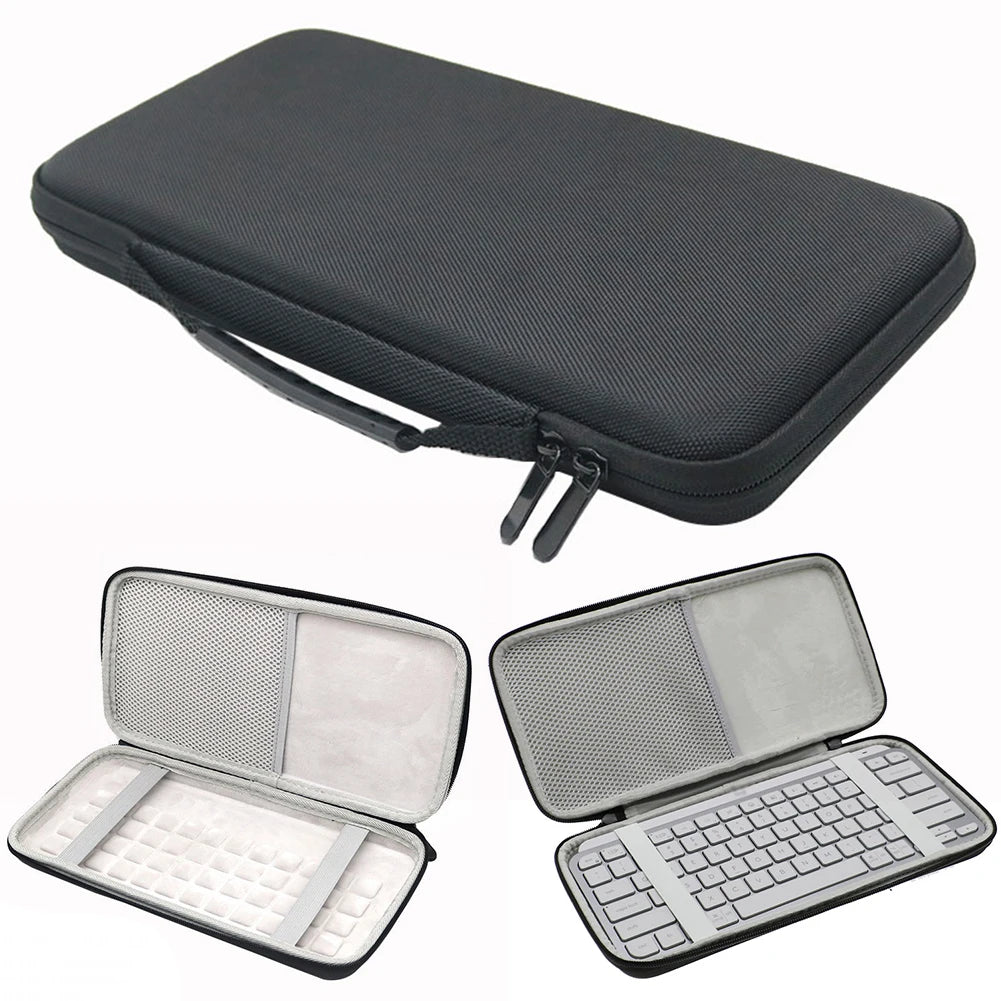 EVA Hard Case Illuminated Keyboard Travel Carrying Bag Carry Case for Logitech MX Keys Mini Wireless Keyboard Qme