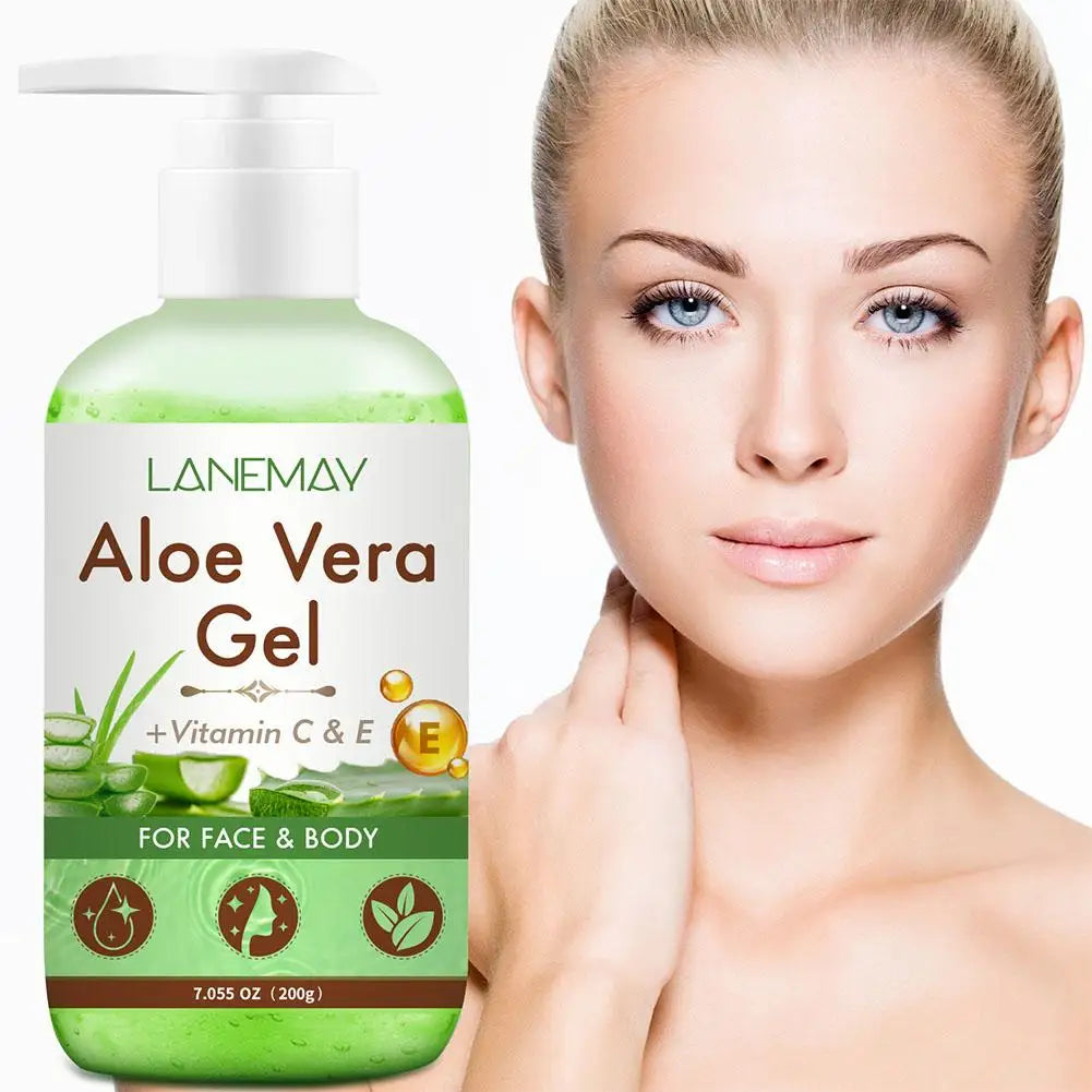 Aloe Vera Gel Cream Hydrating Moisturizing Fast-absorbing Non-sticky Qme