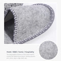 6 Pairs Family House Guest Slippers Set with Non-Slip Sole Closed Toe Disposable Slippers Hotel Slippers for Shoeless Home Qme Default Title