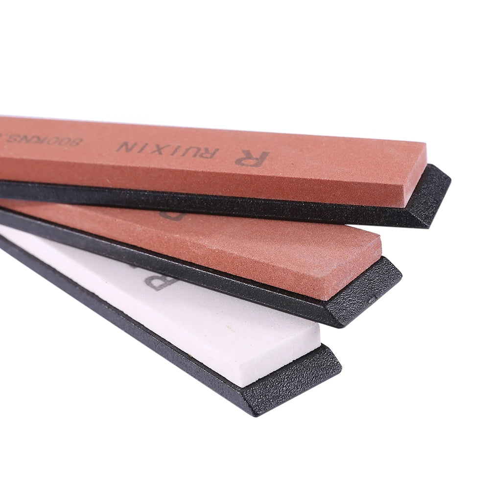 Sharpening Wet Stone Professional 6pcs Grindstone Sharpener Effective Knife Sharpening Stone Heat Resistant for Home Kitchen Qme