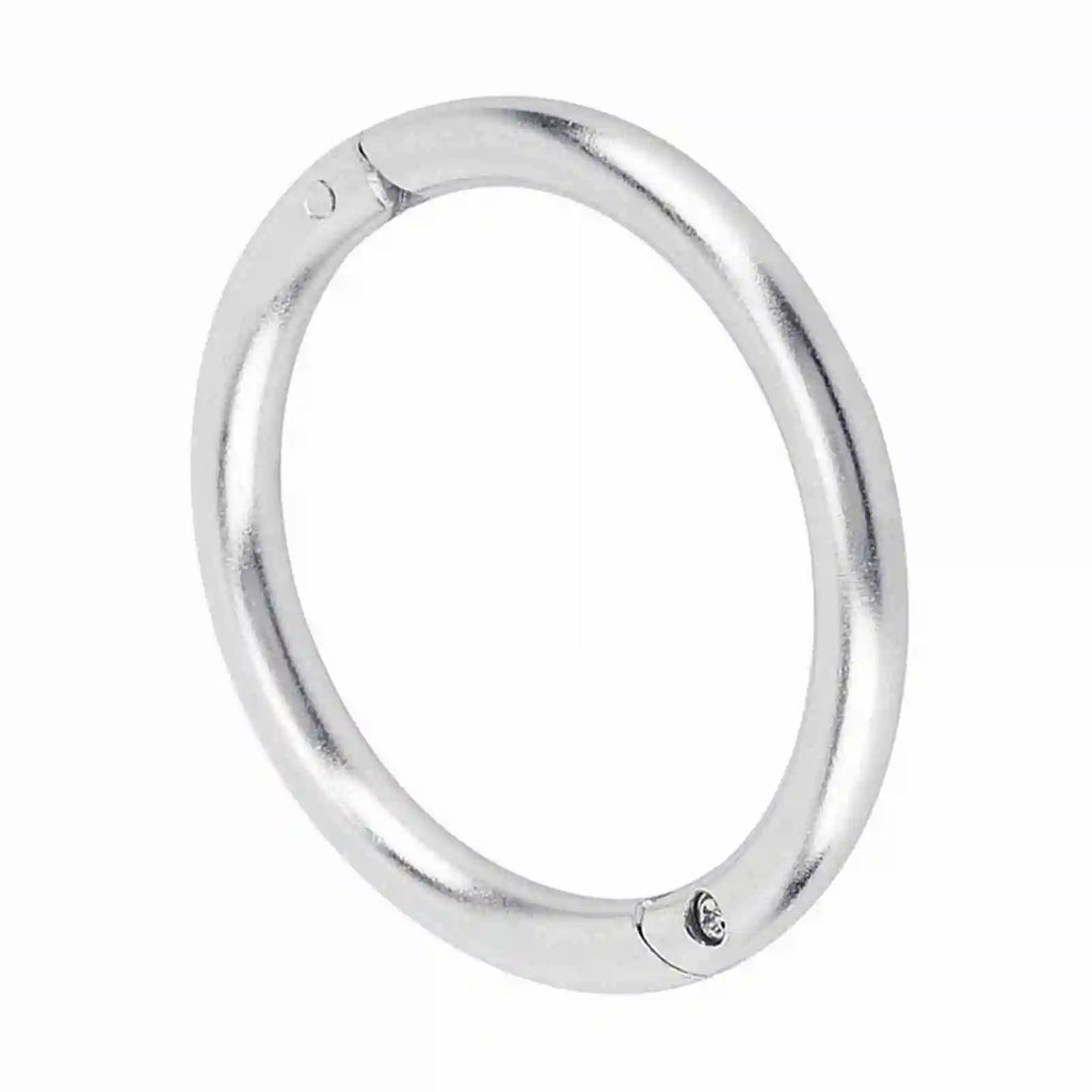 Stainless Steel Bull Cattle Nose Ring Durable Livestock Nose Loop Husbandry Tool for Farm Cattle Breeding Qme