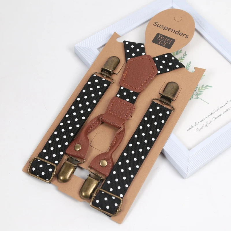 New Suspenders for Children Pants Apparel Kids Suspender Boys Girls Shirt Dress Wedding Party Clip-on Adjustable Y-back Braces Qme A-6