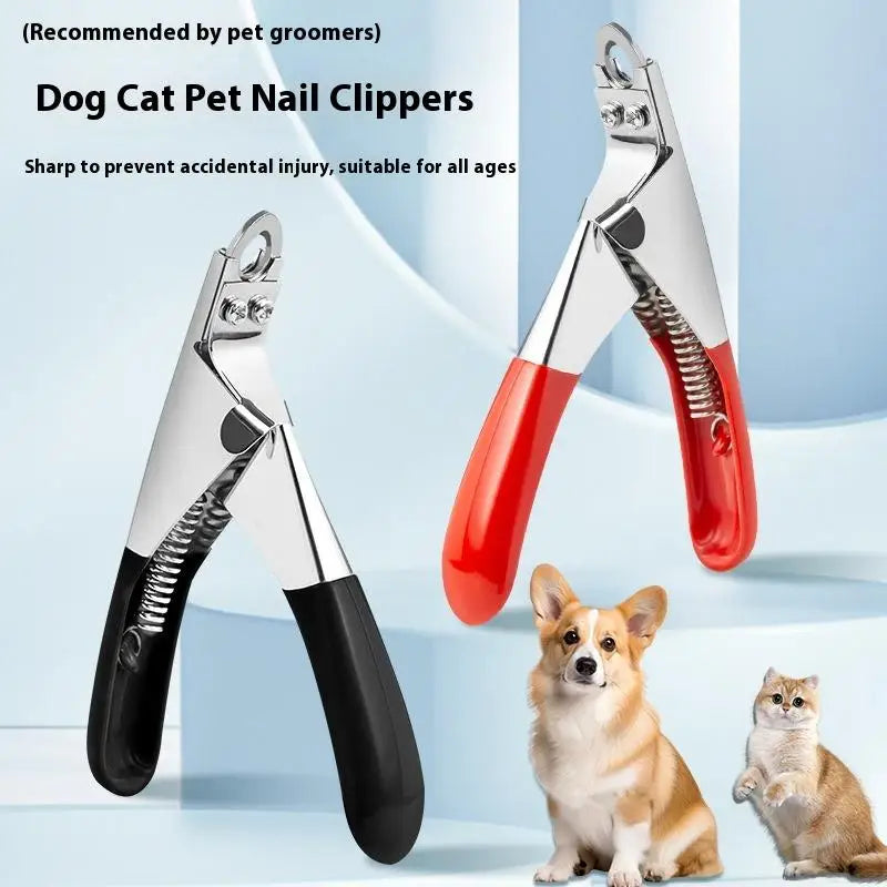Nail Trimmer Cats Dogs Cutter Pet Supplies Stainless Steel Clippers Qme