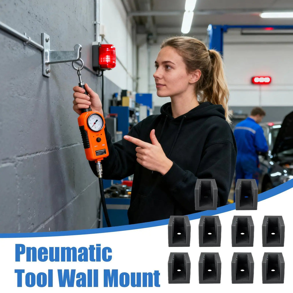 Air Tool Rack 10pcs Space-Saving Hanger Air Tool Storage Holder for Garage Workshop Auto Repair Car Wash Maintenance Area Qme