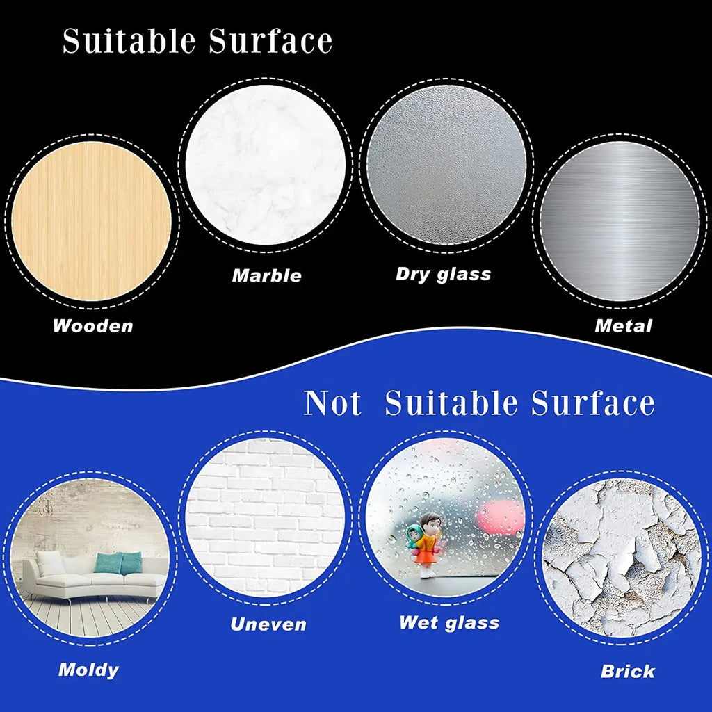 5-100Pcs Square No Trace Mounting Tape Adhesive Heavy Duty Double Sided Tape Super Strong Washable Removable Waterproof Pads Qme