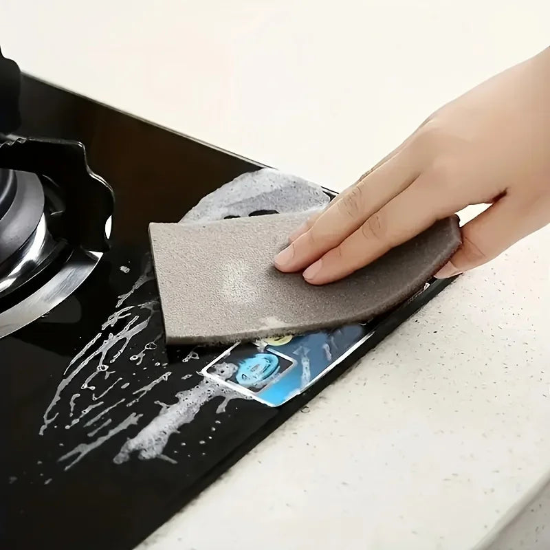 1 Roll, Emery Sponge Wipe, Pot Bottom Cleaning Descaling Sponge, Pot Sponge Brush, Iron Rust Removal Sponge, Cleaning Tool Qme
