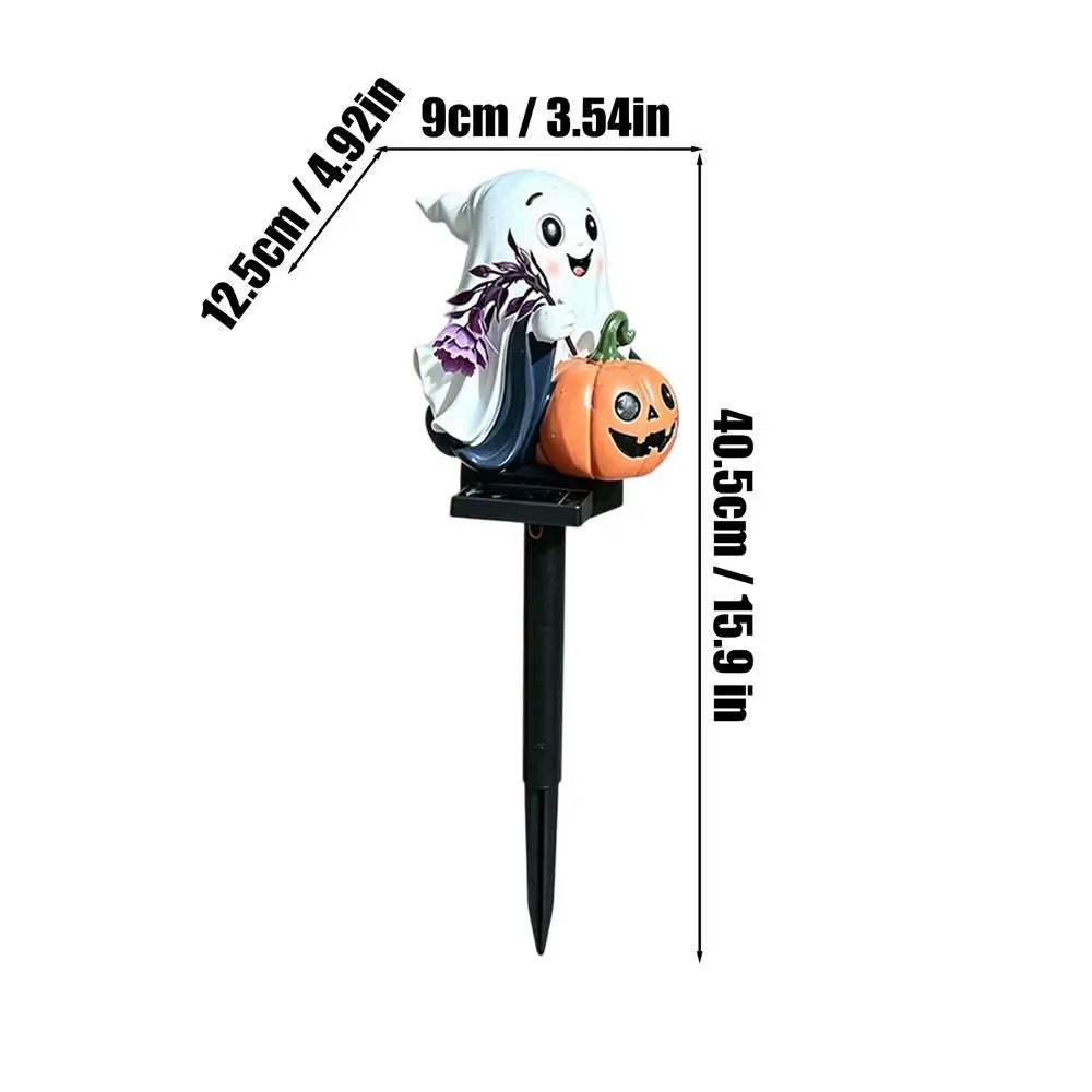 Solar Halloween Lights Spooky Weatherproof Outdoor Decoration Ghost Qme B China Mainland