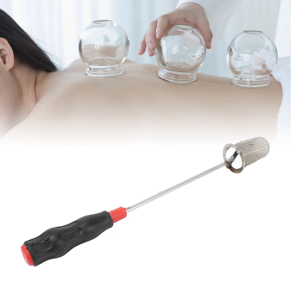 Cupping Stick Cupping Stick Stainless Steel Portable Anti Scalding Cupping Ignition Rod for Salon Massage SPA Qme